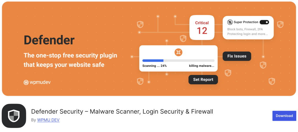 Best malware scanners: Defender Security
